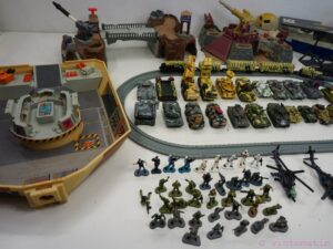 Massive Lot of Micro Machines Military Battle Zones - Tanks, Planes, Helicopters, and Figures - Galoob