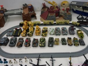 Massive Lot of Micro Machines Military Battle Zones - Tanks, Planes, Helicopters, and Figures - Galoob