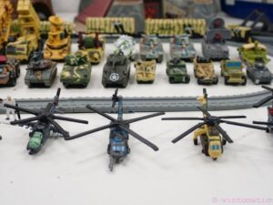 Massive Lot of Micro Machines Military Battle Zones - Tanks, Planes, Helicopters, and Figures - Galoob
