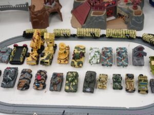 Massive Lot of Micro Machines Military Battle Zones - Tanks, Planes, Helicopters, and Figures - Galoob
