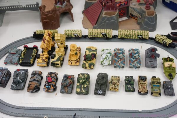 Massive Lot of Micro Machines Military Battle Zones - Tanks, Planes, Helicopters, and Figures - Galoob