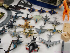 Massive Lot of Micro Machines Military Battle Zones - Tanks, Planes, Helicopters, and Figures - Galoob