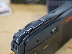 Olympus S914 Pearlcorder, a handheld cassette voice recorder