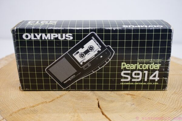 Olympus S914 Pearlcorder, a handheld cassette voice recorder