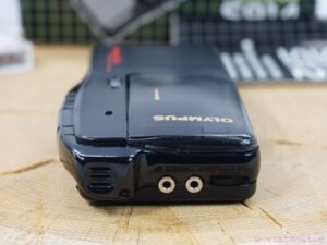 Olympus S914 Pearlcorder, a handheld cassette voice recorder