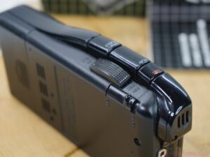 Olympus S914 Pearlcorder, a handheld cassette voice recorder