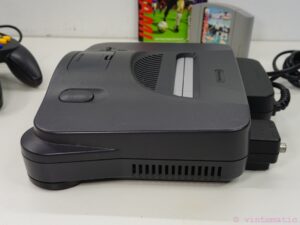 Retro Nintendo 64 with Konami Soccer Game + Controller