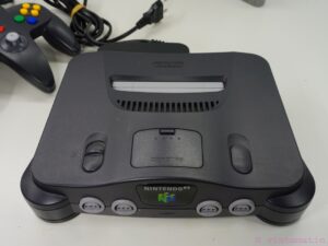 Retro Nintendo 64 with Konami Soccer Game + Controller