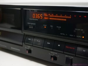 Sansui D-X301i Stereo Cassette Deck with HX-Pro Headroom Extension and Dolby B/C.