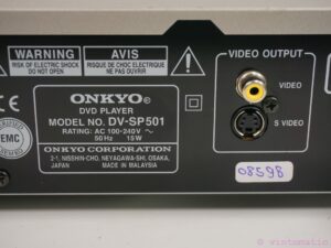 Onkyo DV-SP501 DVD CD Player