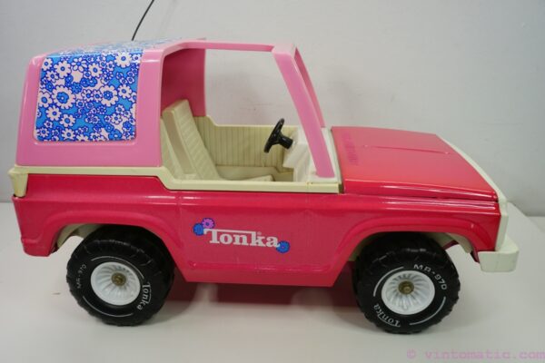 Retro Vintage Pink Barbie Style Tonka Jeep Bronco