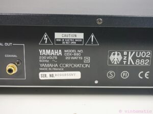 Yamaha CDX-890 CD player