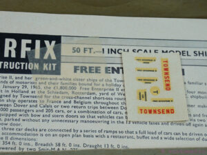 Airfix MS Free Enterprise II Ferry 1:600 scale model kit