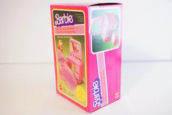 Mattel Barbie Dream Furniture Collection Vanity and Seat – Mint in Box - Vintage