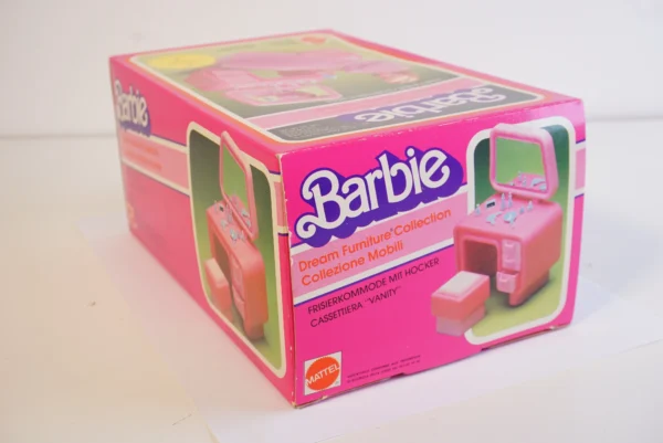 Mattel Barbie Dream Furniture Collection Vanity and Seat – Mint in Box - Vintage