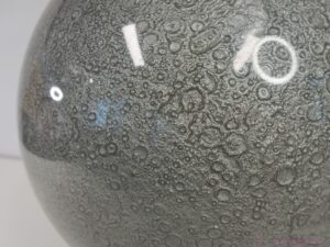 a rare large Lunar Moon globe with raised relief.