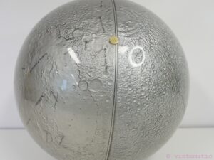 a rare large Lunar Moon globe with raised relief.