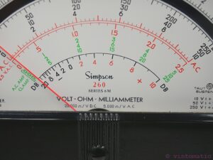 Simpson 260 Series 6M Analog Multimeter Volt Ohm Milliammeter