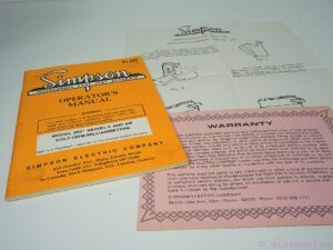 Simpson 260 Series 6M Analog Multimeter Volt Ohm Milliammeter