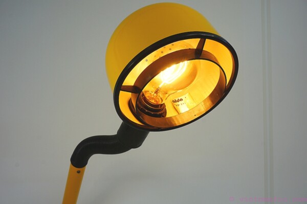 Vintage 1980s Bright Yellow Desk Lamp - Alda - Swedish Design