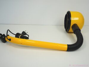Vintage 1980s Bright Yellow Desk Lamp - Alda - Swedish Design
