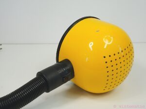 Vintage 1980s Bright Yellow Desk Lamp - Alda - Swedish Design