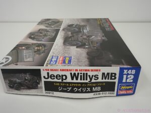 Hasegawa X48-12 Jeep Willys MB 1:48 Scale Model Kit