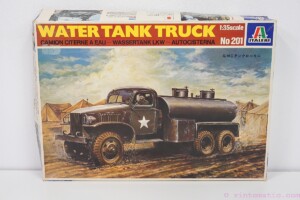 Original Italeri #201 Water Tank Truck 1:35 Scale Model Kit