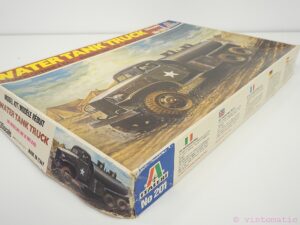 Original Italeri #201 Water Tank Truck 1:35 Scale Model Kit