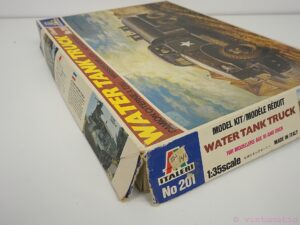 Original Italeri #201 Water Tank Truck 1:35 Scale Model Kit