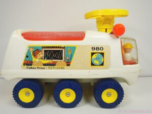 Vintage 1971 Fisher-Price Explorer Ride-On ATV Childs Car FP-980 ATV Moon Rover