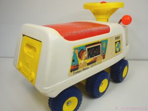 Vintage 1971 Fisher-Price Explorer Ride-On ATV Childs Car FP-980 ATV Moon Rover