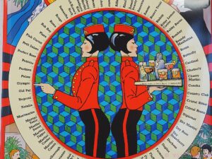 Vintage Martini Longdrink & Cocktail Reminder - M&R - Advertising sign