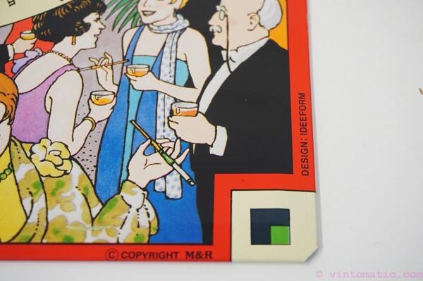 Vintage Martini Longdrink & Cocktail Reminder - M&R - Advertising sign