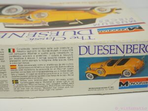 Monogram Classic 1934 Duesenberg SJ Torpedo Phaeton 1/24 Scale Model Kit