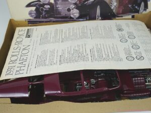 Monogram Classic 1931 Rolls-Royce Phaeton 1/24 Scale Model Kit