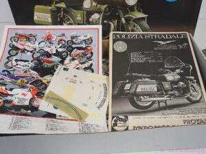 Protar Moto Guzzi V7 Police Type Polizia Stradale Motorcycle 1/9 Scale Model Kit - NEW!