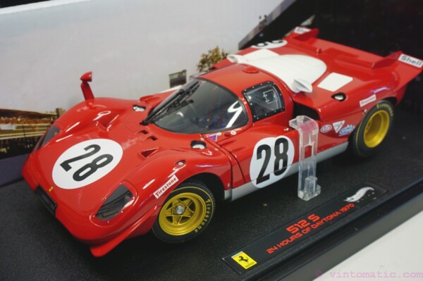 Mattel Hot Wheels Limited Edition - Ferrari - 512s Berlinetta Ch.1026 Team Scuderia Ferrari No 28 - 3rd 24h Daytona 1970