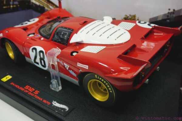 Mattel Hot Wheels Limited Edition - Ferrari - 512s Berlinetta Ch.1026 Team Scuderia Ferrari No 28 - 3rd 24h Daytona 1970