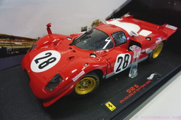 Mattel Hot Wheels Limited Edition - Ferrari - 512s Berlinetta Ch.1026 Team Scuderia Ferrari No 28 - 3rd 24h Daytona 1970