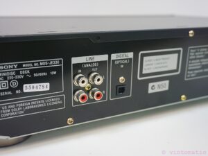 Sony MDS-JE330 Minidisc Deck MD Player Recorder and new Mini Disc