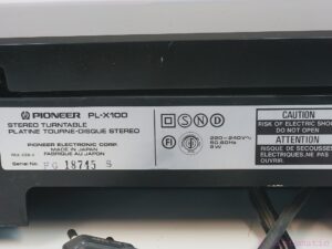 Pioneer PL-X100 Linear Tracking Turntable record player