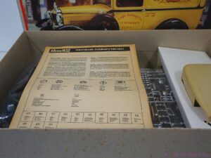 A vintage "Revell Ford Model A" Delivery Van 1931 model 1/16 Scale Model Kit