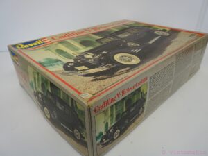 A vintage Revell 1933 Cadillac V-16 Town Car model kit