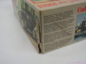 A vintage Revell 1933 Cadillac V-16 Town Car model kit