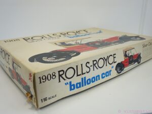 Rolls Royce 1908 Silver Ghost Balloon Car Bandai 1/16 Scale Model Kit Vintage