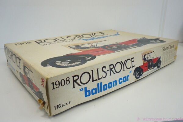 Rolls Royce 1908 Silver Ghost Balloon Car Bandai 1/16 Scale Model Kit Vintage