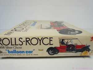 Rolls Royce 1908 Silver Ghost Balloon Car Bandai 1/16 Scale Model Kit Vintage