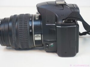 Pentax K-X DSLR camera (12.4 MP) with two lenses