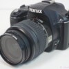 Pentax K-X DSLR camera (12.4 MP) with two lenses